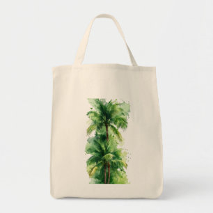 Gefluister van de Palmen Smaragdgroene Kroon Tropi Tote Bag