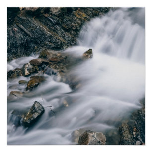 gefluister van de waterval perfect poster