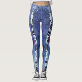 Gefluister van de winterse Bossen Leggings (Voorkant)