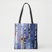 Gefluister van de winterse Bossen Tote Bag (Voorkant)
