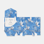 Gefluister van duiven, Blauw Botanisch, Bedankdoosjes (Uitgevouwen)