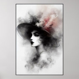 Gefluister van een elegantie poster