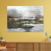 gefluister van een mistige beek canvas afdruk (Insitu (Woonkamer))