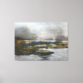 gefluister van een mistige beek canvas afdruk (Voorkant)