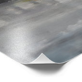 gefluister van een mistige beek foto afdruk (Hoek)