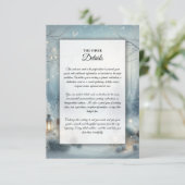 Gefluister van een winterzonnewende informatiekaartje (Staand voorkant)