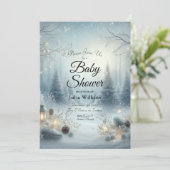 Gefluister van een winterzonnewende kaart (Staand voorkant)