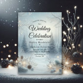 Gefluister van een winterzonnewende kaart