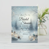 Gefluister van een winterzonnewende kaart (Staand voorkant)