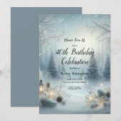 Gefluister van een winterzonnewende kaart (Voorkant / Achterkant)