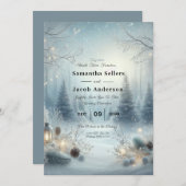 Gefluister van een winterzonnewende kaart (Voorkant / Achterkant)