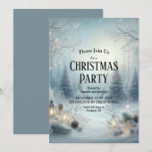 Gefluister van een winterzonnewende kaart (Voorkant / Achterkant)