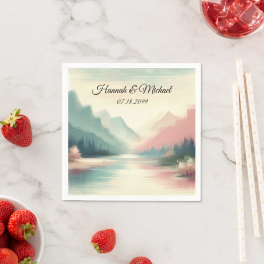 Gefluister van een winterzonnewende servet (Insitu)