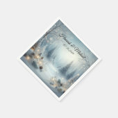 Gefluister van een winterzonnewende servet (Hoek)