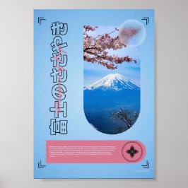 Gefluister van Fuji – Mount Fuji & Sakura Poster