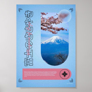 Gefluister van Fuji – Mount Fuji & Sakura Poster