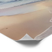 "Gefluister van het getij" Poster (Hoek)