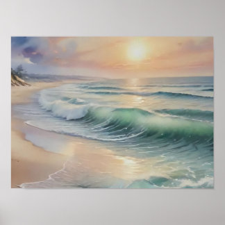 "Gefluister van het getij" Poster