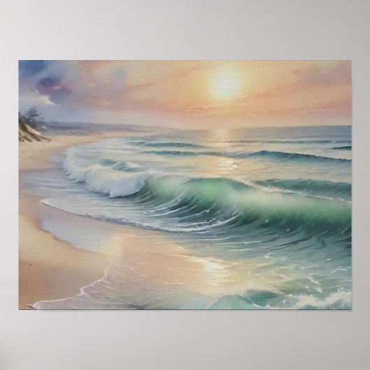 "Gefluister van het getij" Poster (Voorkant)