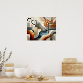 "Gefluister van het onbekende" Poster (Keuken)