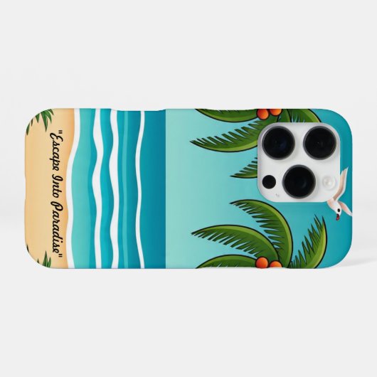 "Gefluister van het Paradijs" iPhone Hoesje (Achterkant horizontaal)