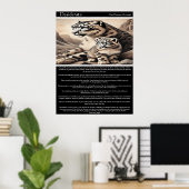 Gefluister van het wild: Desiderata Poster (Thuiskantoor)