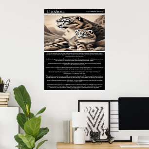 Gefluister van het wild: Desiderata Poster