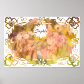 Gefluister van magie: twee feeënvrienden in een tu poster (Voorkant)