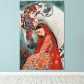 gefluister van sereniteit canvas afdruk (Insitu (Houten vloer))