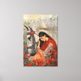 gefluister van sereniteit canvas afdruk