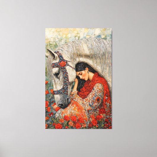 gefluister van sereniteit canvas afdruk (Voorkant)