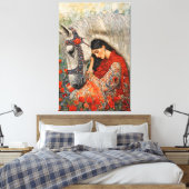 gefluister van sereniteit canvas afdruk (Insitu (Slaapkamer))