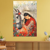 gefluister van sereniteit canvas afdruk (Insitu (Woonkamer))