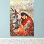 gefluister van sereniteit canvas afdruk (Insitu (Houten vloer))