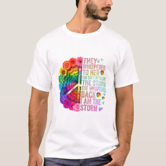 Gefluisterd tegen haar dat je niet kunt t-shirt
