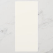 Gefluisterde Bloemblaadjes Elegant Minimalistisch Menu (Achterkant)