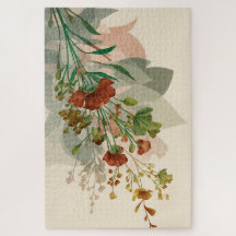 Gefluisterde Bloemblad Geometrie | Moderne Botanis