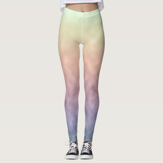Gefluisterde Pastels Leggings (Voorkant)