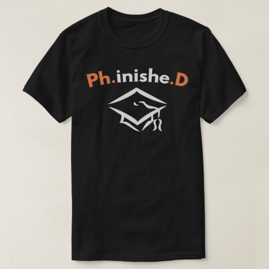 Gefluoreerde PhD 6 T-shirt (Design voorkant)