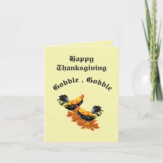 Gefluste feestdag Kaart Thankgiving W/Prayer (Voorkant)