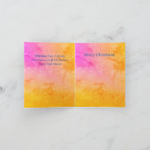 Gefluste feestdag Kaart: vrolijk kerstfeest Feestdagen Kaart (Binnen)