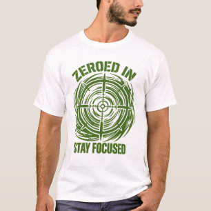 Gefocust Blijf Geconcentreerd Tactisch T-shirt