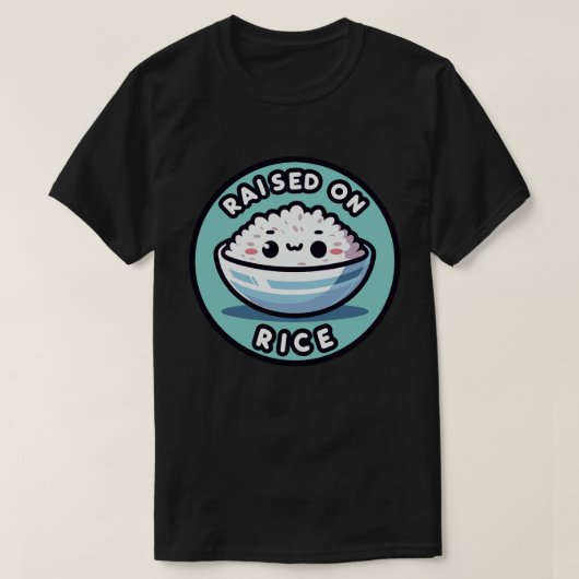 Gefokt op rijst t-shirt (Design voorkant)