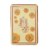 Gefombardeerd wenskaart Happy Halloween-typografie Badmat (Voorkant Verticaal)