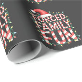 Geforceerd Familie Fun Grappige Familie Matching O Cadeaupapier (Rol Hoek)