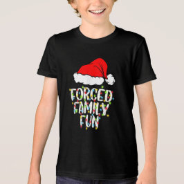 Geforceerd Familiefun Sarcasme Kerst Grappig Tri-Blend Shirt