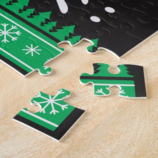 Geforceerde Humor voor kerstmis Legpuzzel (Zijkant)
