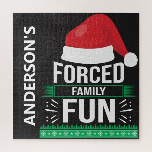 Geforceerde Humor voor kerstmis Legpuzzel (Verticaal)