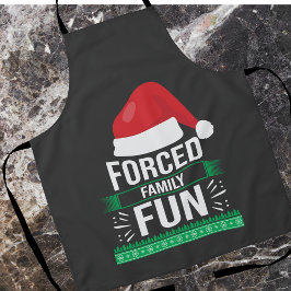 Geforceerde Humor voor kerstmis Schort