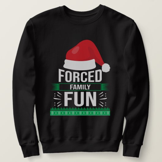 Geforceerde Humor voor kerstmis Trui (Design voorkant)